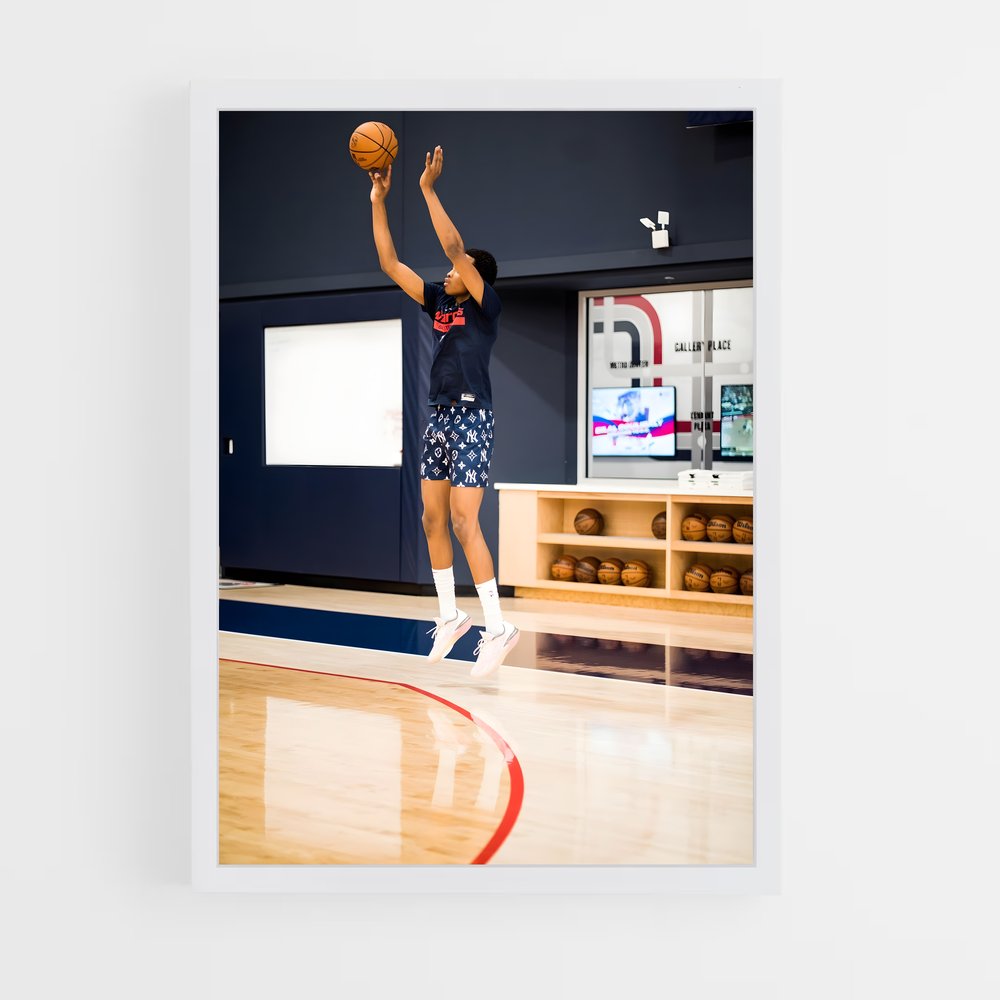 Poster Bilal coulibaly – affiche Basketball (vue 3)